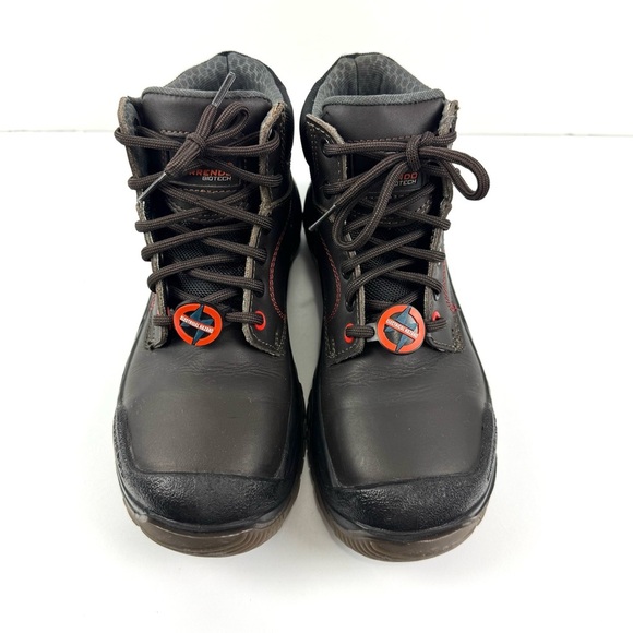 Berrendo Men's Sz 4 Steel Toe Work Boots Oil & Slip Resistant Industrial Shoes - Picture 2 of 11